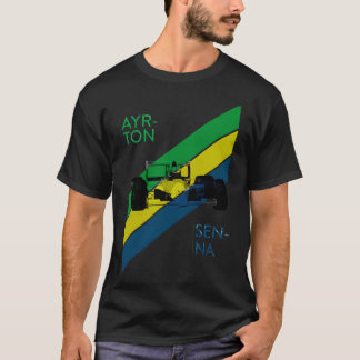 T-shirt Senna F1 Vintage