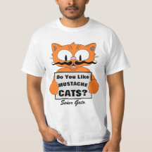 Señor Gato "Aimez-Vous Les Chats Moustaches ?" T-s