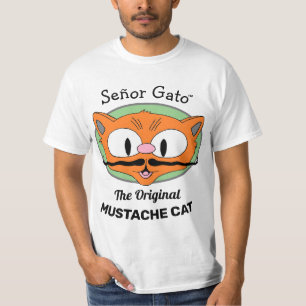 T-shirt Señor Gato™ le chat à moustache original