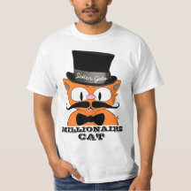 Señor Gato Millionaire Chat Moustachu avec Nœud Pa