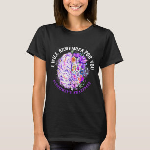 T-shirt Sensibilisation à la démence d'Alzheimer Vintage