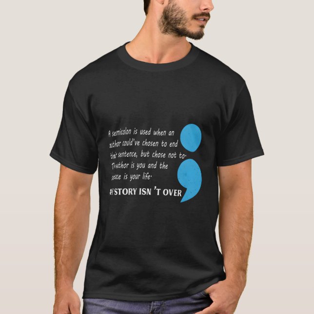 T-shirt Sensibilisation à la dépression (Devant)