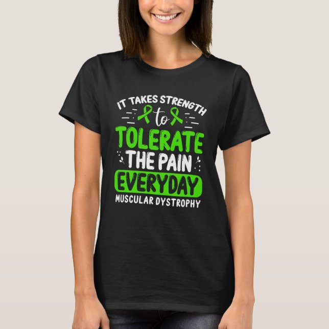 T-shirt Sensibilisation à la dystrophie musculaire Lutte c (Devant)