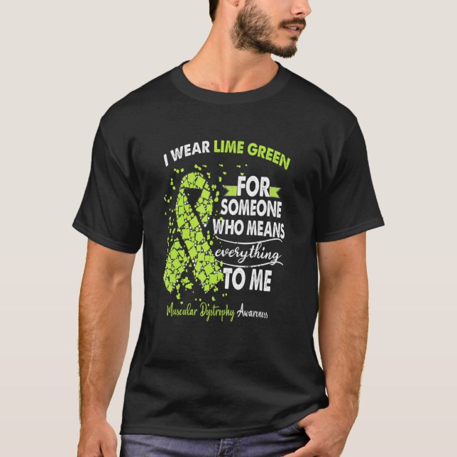 T-shirt Sensibilisation à la dystrophie musculaire Soutien (Devant)