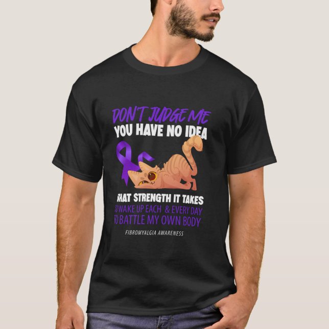 T-shirt Sensibilisation à la fibromyalgie (Devant)