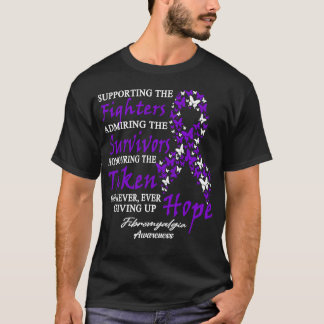 T-shirt Sensibilisation À La Fibromyalgie En Faveur Des Co