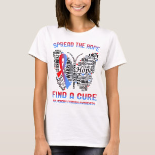T-shirt Sensibilisation à la fibrose pulmonaire Cadeaux de