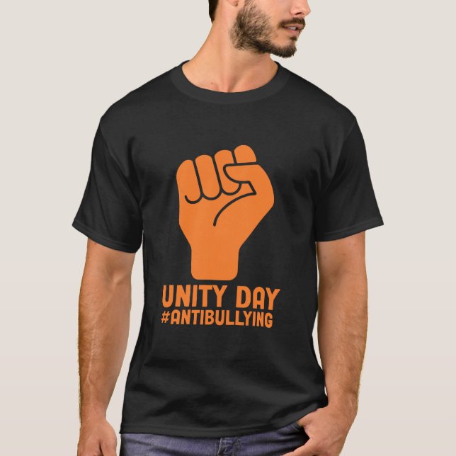 T-shirt Sensibilisation à la Journée de l'unité orange (Devant)