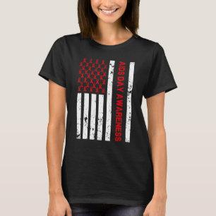 T-shirt Sensibilisation à la Journée mondiale du sida Drap