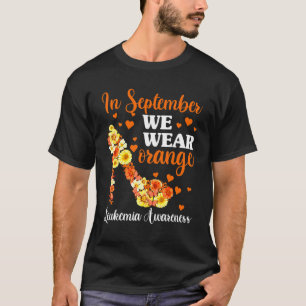 T-shirt Sensibilisation À La Leucémie Femmes Nous Portons 