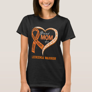 T-shirt Sensibilisation À La Leucémie Fière Maman D'Un Gue