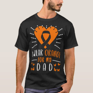 T-shirt Sensibilisation à la leucémie Je Porte Orange Pour