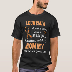 T-shirt Sensibilisation à la leucémie Mommy Support Leukem