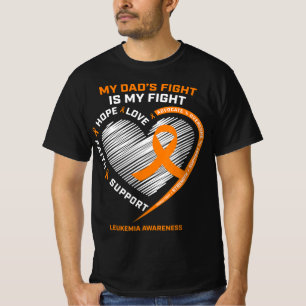 T-shirt Sensibilisation à la leucémie Papa Hommes Cadeaux