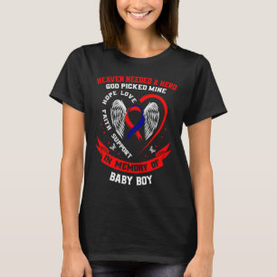 T-shirt Sensibilisation à la maladie cardiaque CHD en mémo