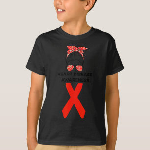 T-shirt Sensibilisation à la maladie cardiaque Chf Warrior