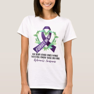 T-shirt Sensibilisation à la maladie d'Alzheimer, nous po