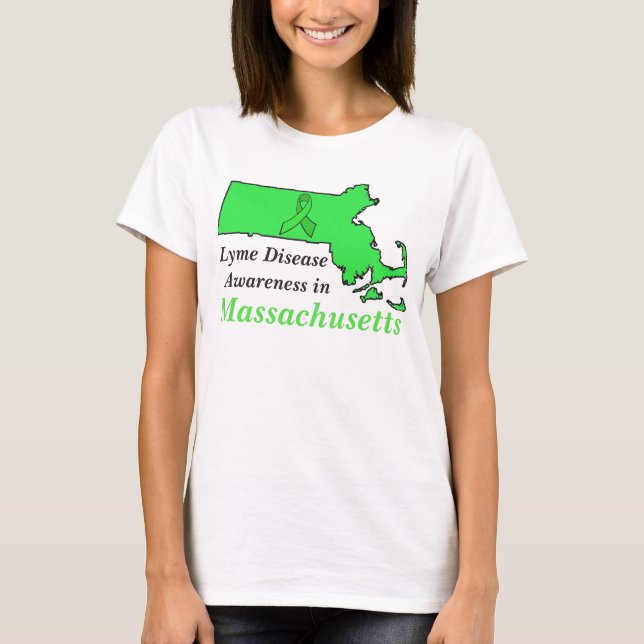 T-shirt Sensibilisation à la maladie de Lyme dans le Massa (Devant)