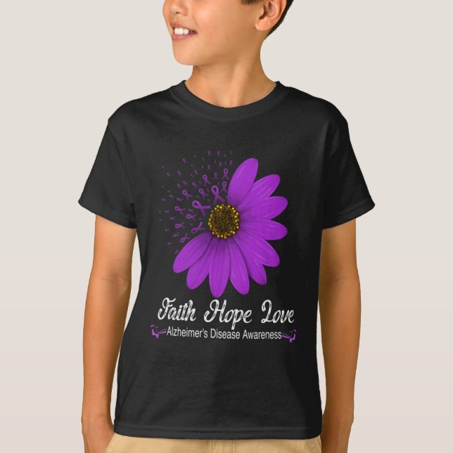 T-shirt Sensibilisation à la maladie d'Heimerheimer Faith  (Devant)