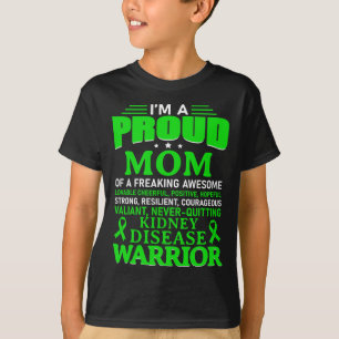 T-shirt Sensibilisation à la maladie Survivante Green Ribb