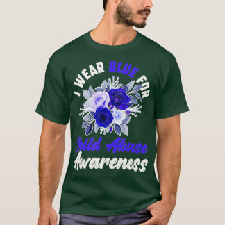 T-shirt Sensibilisation à la maltraitance des enfants Mois