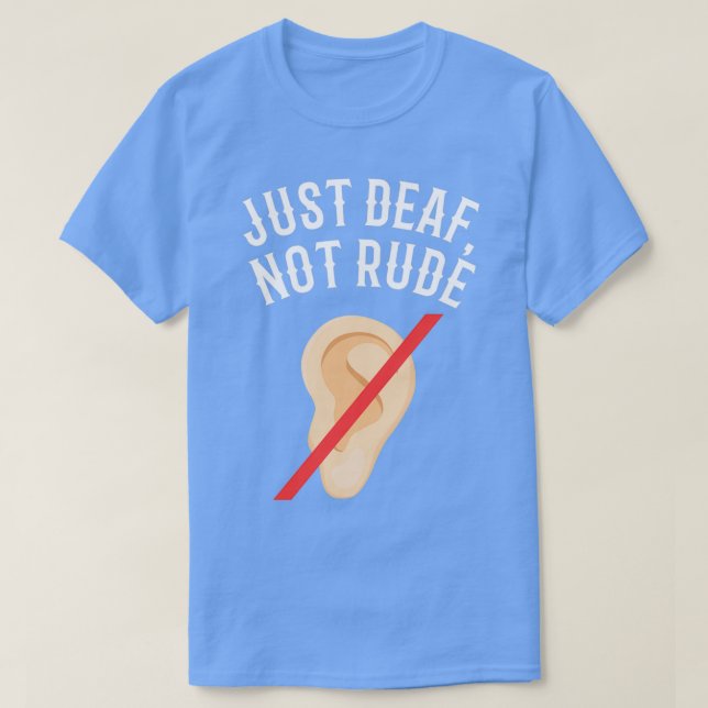 T-shirt SENSIBILISATION À LA MORT SANS Sourdes Pas Rude 5 (Design devant)