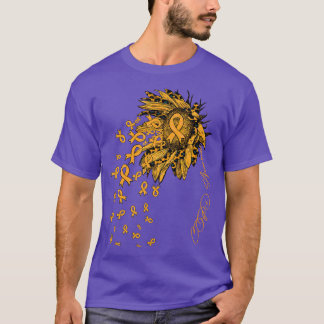 T-shirt Sensibilisation à la MPOC Fleurs de tournesol fleu