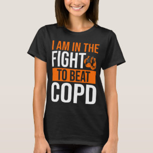 T-shirt Sensibilisation à la MPOC Ruban Beat Disease Warr
