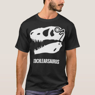 T-shirt Sensibilisation à la perte auditive Dinosaur Cochl