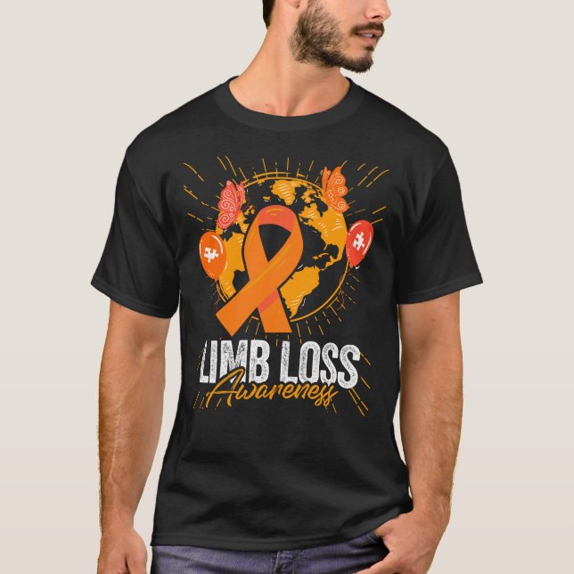 T-shirt Sensibilisation à la perte de membre Nous Portons  (Devant)