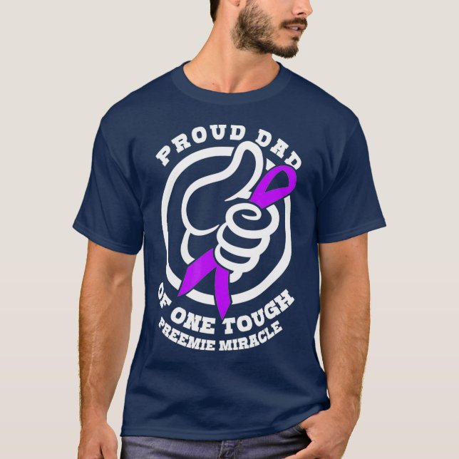 T-shirt Sensibilisation à la prématurité Préérez Fière néo (Devant)
