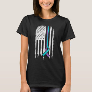 T-shirt Sensibilisation à la prévention du suicide Drapeau