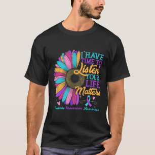 T-shirt Sensibilisation à la prévention du suicide J'ai le