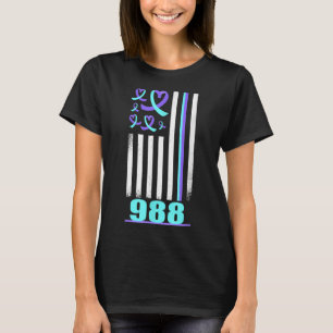 T-shirt Sensibilisation à la prévention du suicide Soutien