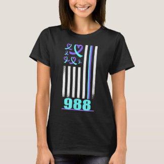 T-shirt Sensibilisation à la prévention du suicide Soutien