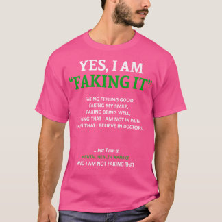 T-shirt Sensibilisation À La Santé Mentale Je La Pousse Da