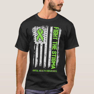 T-shirt Sensibilisation à la santé mentale Lutter contre l