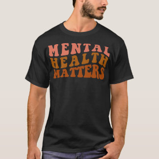 T-shirt Sensibilisation à la santé mentale Matière de sant