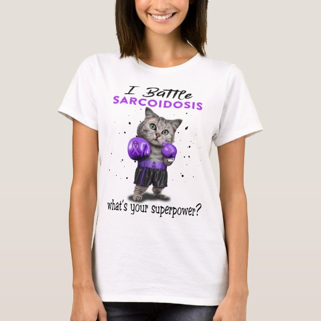 T-shirt Sensibilisation à la sarcoïdose Cadeaux de soutien (Devant)