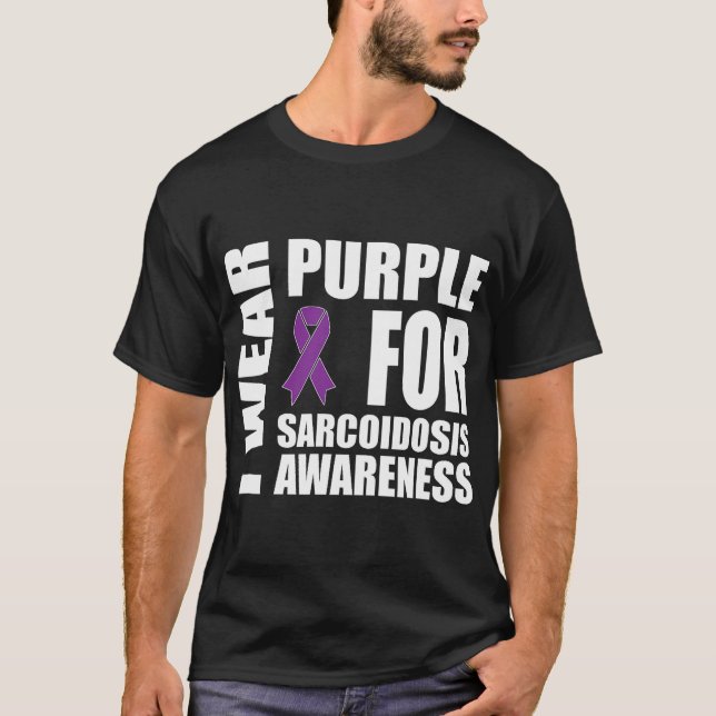 T-shirt Sensibilisation à la sarcoïdose Porter Soutien au  (Devant)