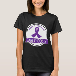 T-shirt Sensibilisation à la sarcoïdose Soutien pourpre