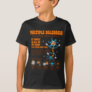 T-shirt Sensibilisation à la sclérose en plaques me tape s