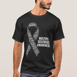T-shirt Sensibilisation à la sclérose en plaques Mme Respe