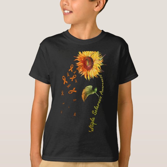 T-shirt Sensibilisation à la sclérose Tournesol Sensibilis (Devant)