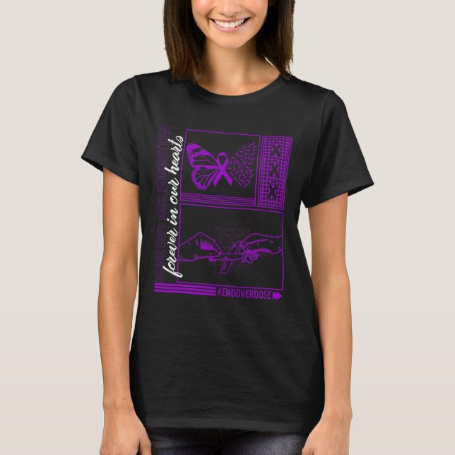 T-shirt Sensibilisation À La Surdose De Drogue Disparue Ma (Devant)