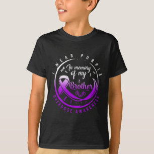T-shirt Sensibilisation À La Surdose De Drogue En Mémoire