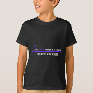 T-shirt Sensibilisation à la surdose de la fille Je porte