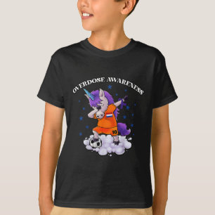 T-shirt Sensibilisation à la surdose Dubbing Unicorn Purpl