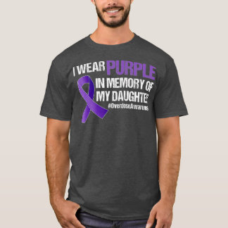 T-shirt Sensibilisation à la surdose Je porte le pourpre p