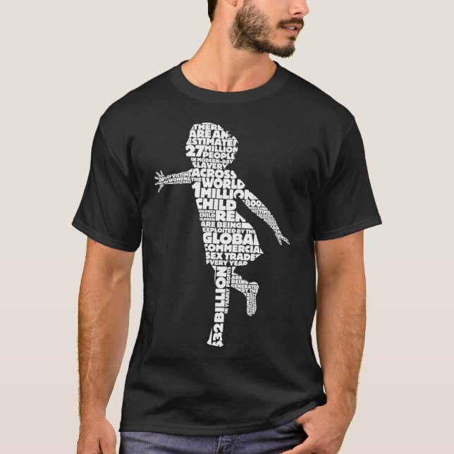 T-shirt Sensibilisation à la traite des êtres humains  (Devant)